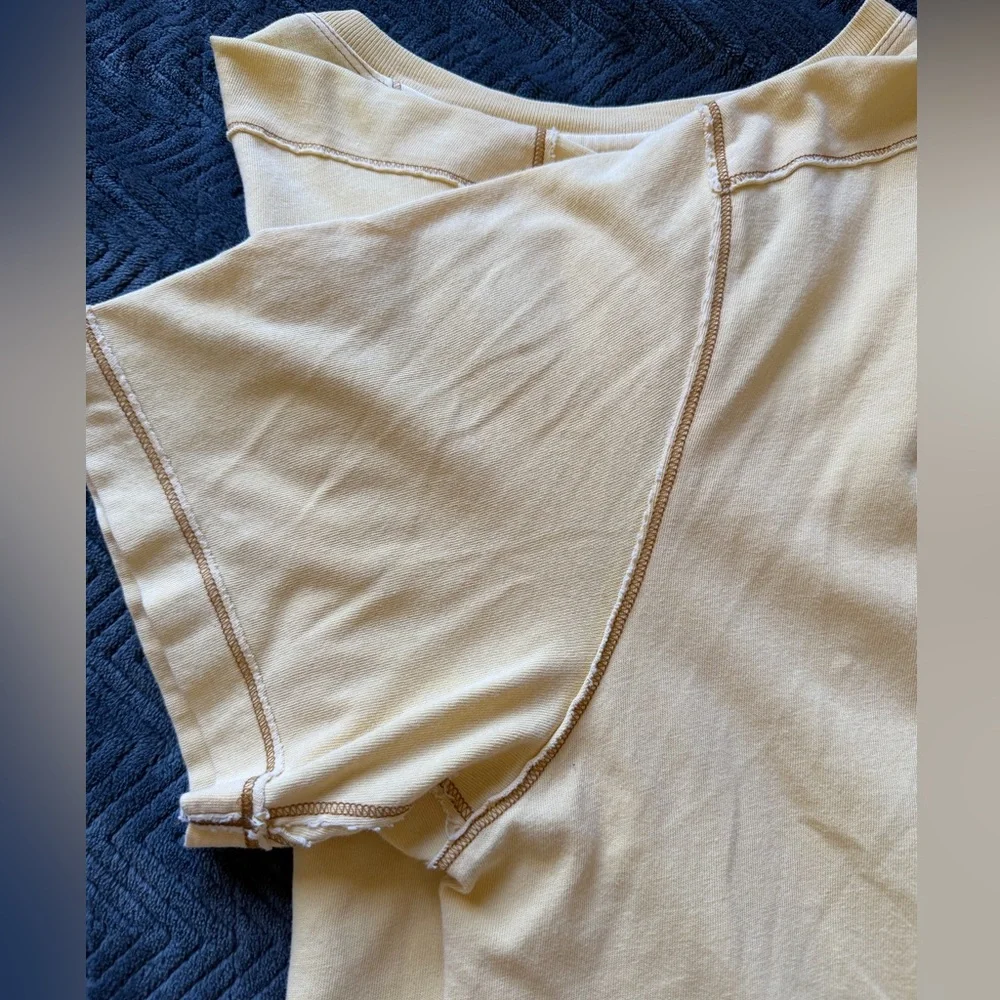 Tommy Bahama Yellow Island Tone Cotton T-Shirt XL